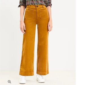 Loft Palmer Wide Leg Pants in Corduroy